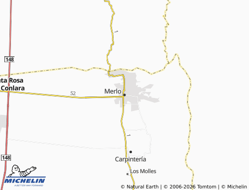 MICHELIN Merlo map - ViaMichelin