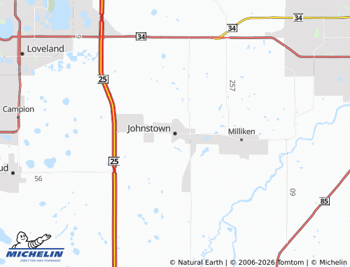 Mappa MICHELIN Johnstown - ViaMichelin