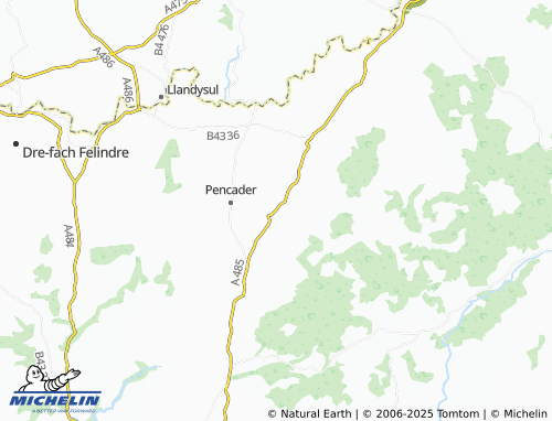 MICHELIN Gwyddgrug map - ViaMichelin