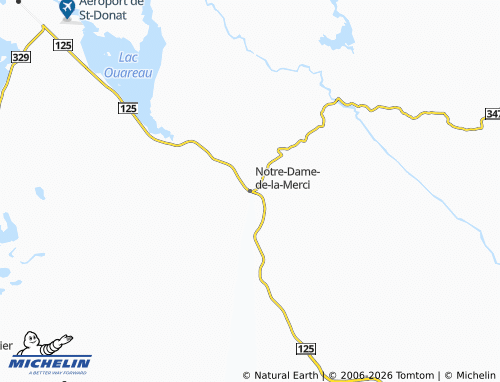 Mappa MICHELIN Notre-Dame-de-la-Merci - ViaMichelin