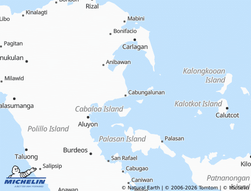 MICHELIN Cabungalunan map - ViaMichelin