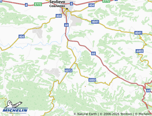 MICHELIN Gorna Rositsa map - ViaMichelin