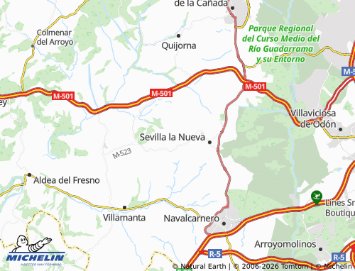 MICHELIN-Landkarte Los Cortijos - ViaMichelin