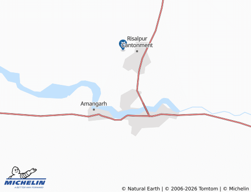 MICHELIN Nawe Kili map - ViaMichelin