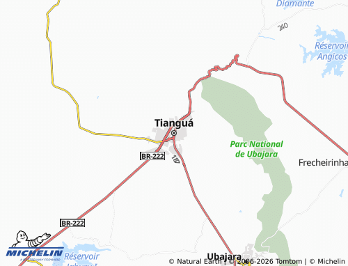 MICHELIN Tianguá map - ViaMichelin