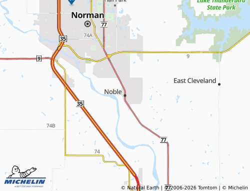 Mapa MICHELIN Noble - ViaMichelin