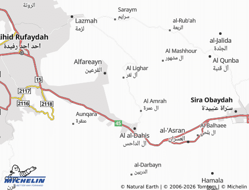 MICHELIN-Landkarte Al Makr - ViaMichelin