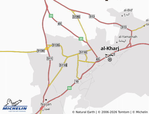 MICHELIN-Landkarte al-Deerah - ViaMichelin