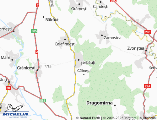 Mappa MICHELIN Șerbăuți - ViaMichelin
