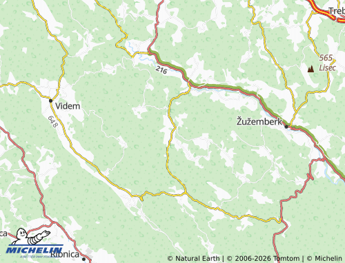 MICHELIN Ambrus map - ViaMichelin