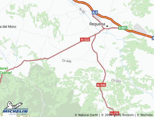 Mappa MICHELIN Campo Arcís - ViaMichelin