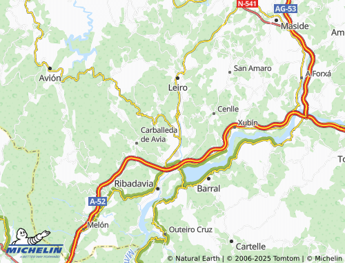 MICHELIN Beade (Santa María) map - ViaMichelin