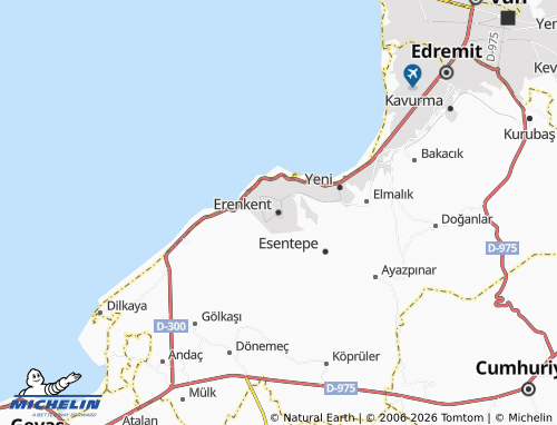 MICHELIN-Landkarte Erenkent - ViaMichelin