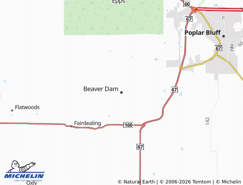 Mapa MICHELIN Beaver Dam - ViaMichelin