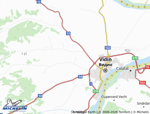 Kaart MICHELIN Akatsievo - ViaMichelin