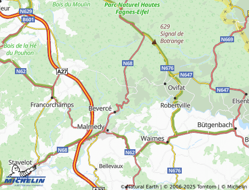 MICHELIN-Landkarte Mont - ViaMichelin