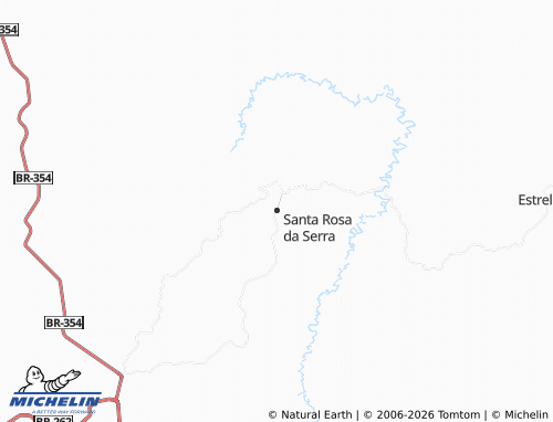 Mapa MICHELIN Santa Rosa da Serra - ViaMichelin