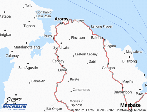 MICHELIN-Landkarte Eastern Capsay - ViaMichelin