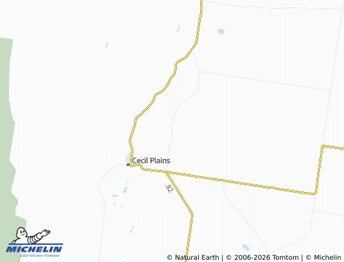 Mapa MICHELIN Tipton - ViaMichelin