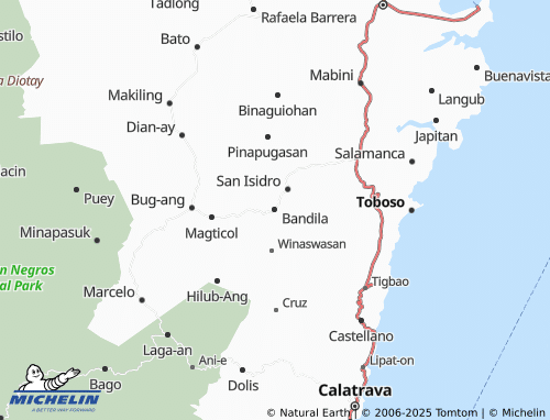 MICHELIN Bandila map - ViaMichelin