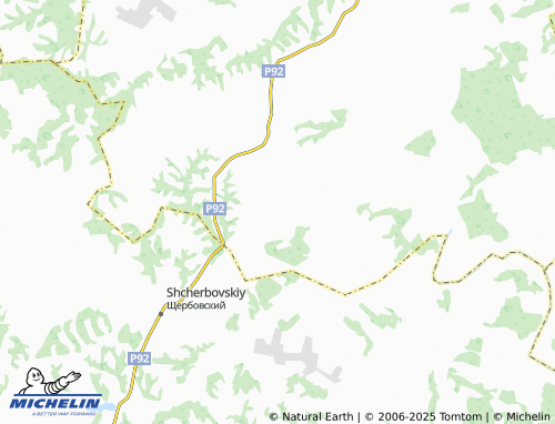 MICHELIN Borkovo map - ViaMichelin