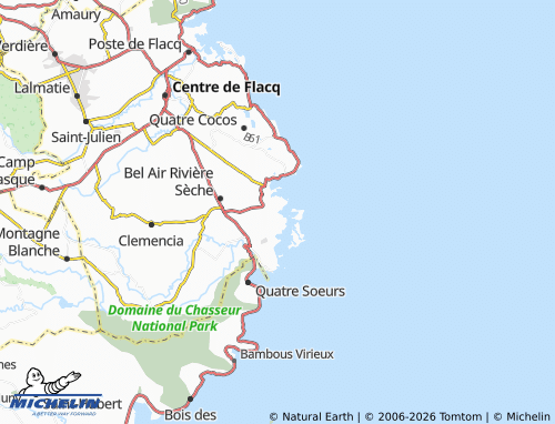 MICHELIN Beau Rivage map - ViaMichelin