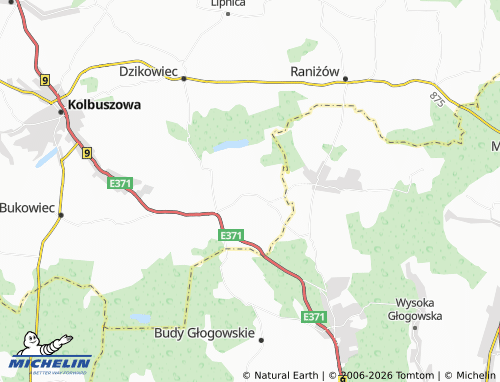 MICHELIN Majdan map - ViaMichelin