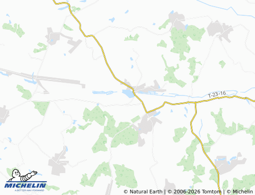 Mapa MICHELIN Vydoshnia - ViaMichelin