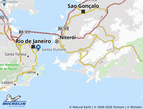 Mappa MICHELIN São Francisco - ViaMichelin