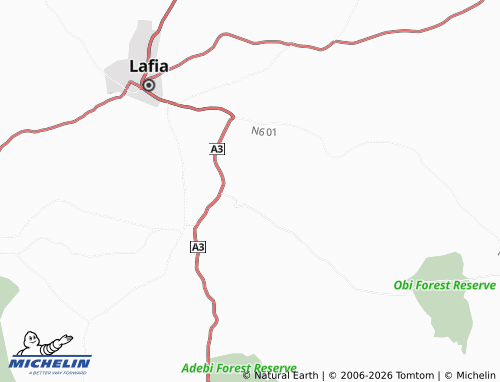 Mappa MICHELIN Kwuru - ViaMichelin