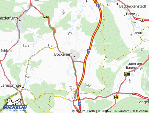 MICHELIN Bockenem map - ViaMichelin