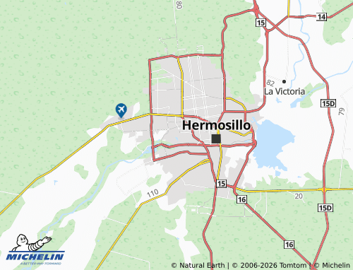 MICHELIN Residencial Flamingos map - ViaMichelin