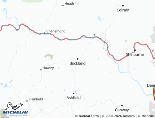Carte MICHELIN Buckland - ViaMichelin
