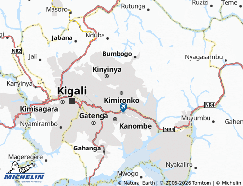 Mappa MICHELIN Kimironko - ViaMichelin