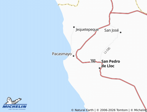 Mapa MICHELIN Pacasmayo - ViaMichelin
