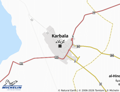 MICHELIN-Landkarte Kerbela - ViaMichelin