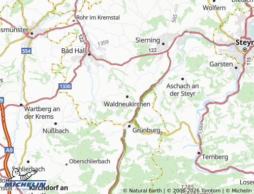 Mapa MICHELIN Waldneukirchen - ViaMichelin