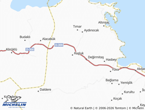Kaart MICHELIN Kuşluk - ViaMichelin
