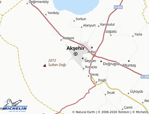 MICHELIN Kuşçu map - ViaMichelin