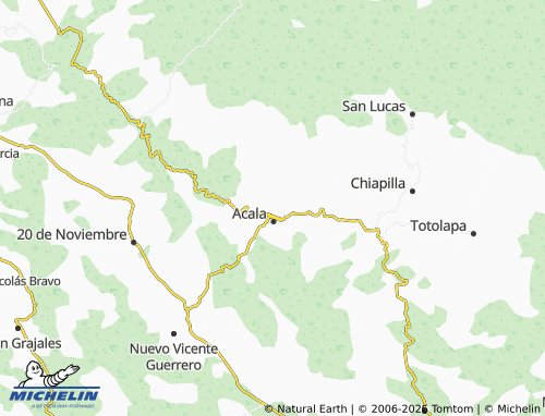 MICHELIN Ampliación 12 de Diciembre map - ViaMichelin