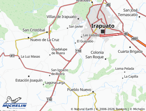 MICHELIN La Soledad map - ViaMichelin