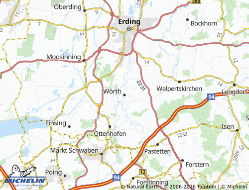 Mappa MICHELIN Wörth - ViaMichelin