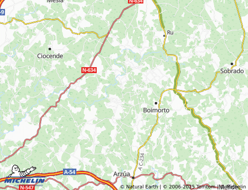 MICHELIN Buazo (Santa María) map - ViaMichelin
