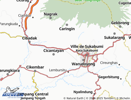 Carte MICHELIN Cibatu - ViaMichelin