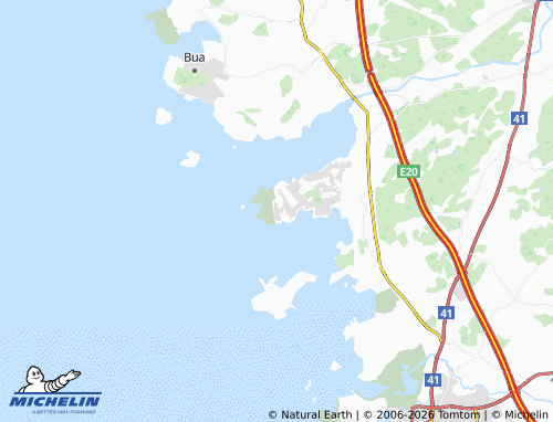 MICHELIN-Landkarte Årnäshalvön - ViaMichelin
