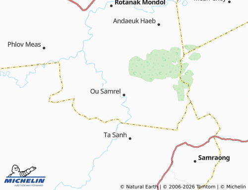 Mapa MICHELIN Ou Samrel - ViaMichelin