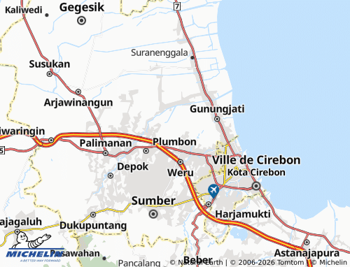 MICHELIN Plered map - ViaMichelin