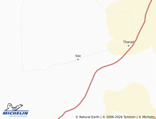 MICHELIN Vav map - ViaMichelin