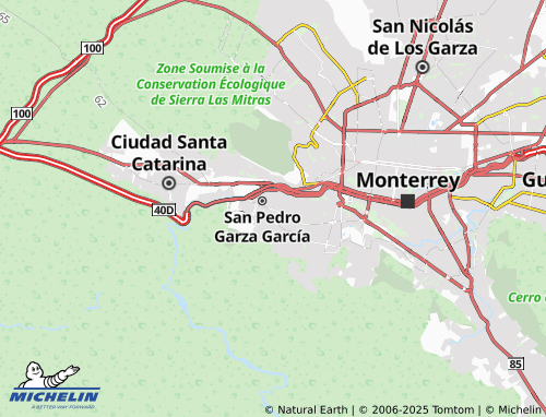 MICHELIN San Francisco Residencial map - ViaMichelin