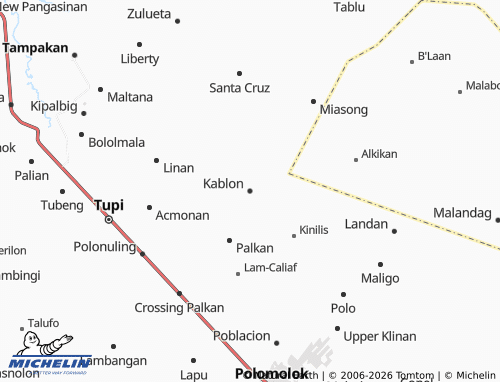 MICHELIN Kablon map - ViaMichelin